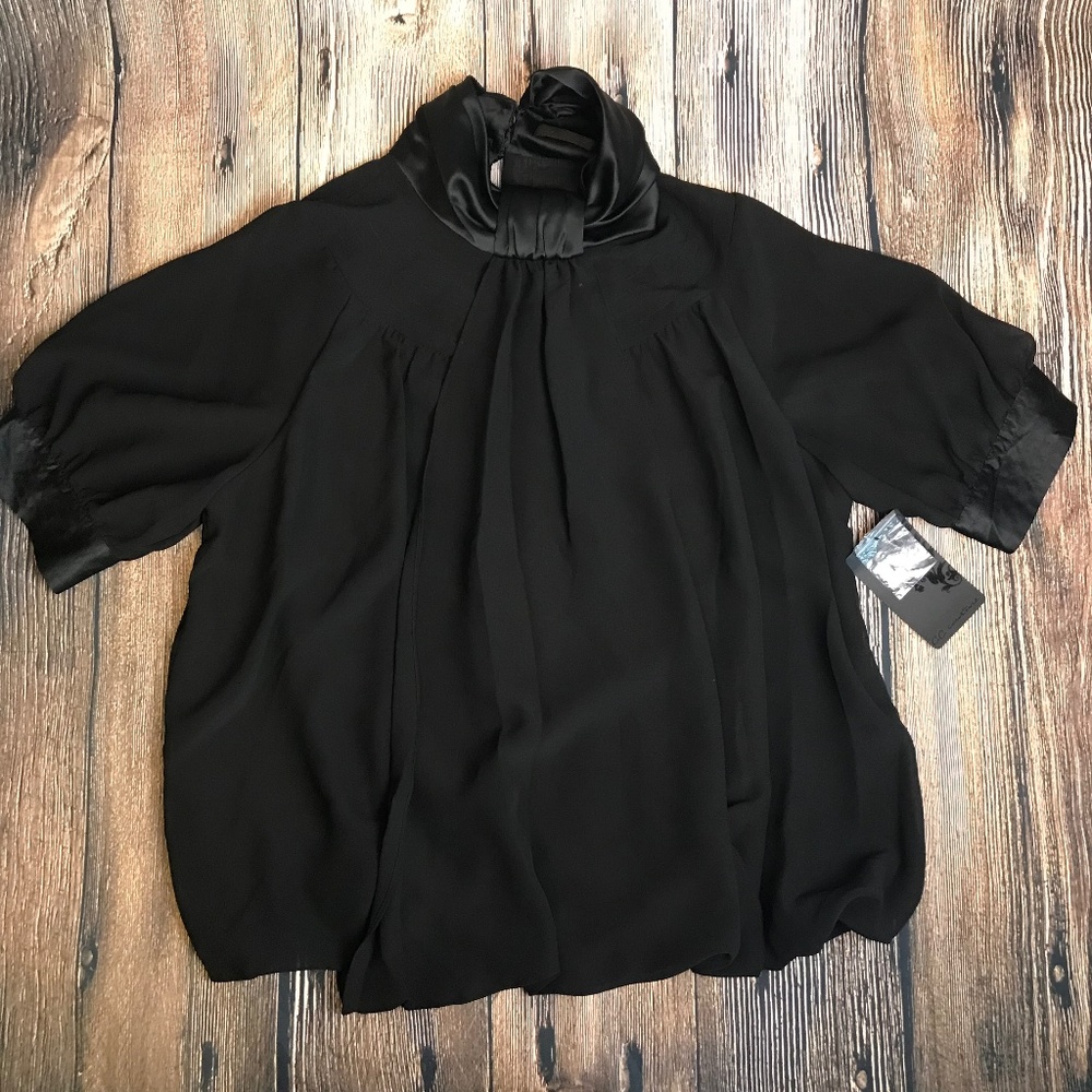 C.C Couture Black Blouse Small
